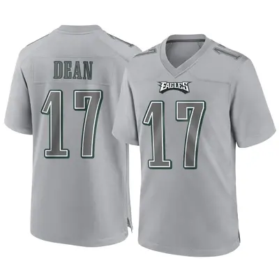 Youth Game Nakobe Dean Philadelphia Eagles Gray Atmosphere Fashion Jersey